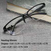 Half Frame Ultralight Reading Glasses Women Men Unisex Presbyopia Eyeglasses With Diopter 1.0 1.25 1.5 1.75 2.0 2.5 2.25 To 4.0