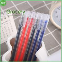 GROCERY LIFE 10PCS 0.5มม. ปากกาเจล หมึกดำ/น้ำเงิน/แดง ปลายเข็ม ปากกาลูกลื่น ของขวัญสำหรับนักเรียน ง่ายๆ ปากกาที่เป็นกลาง โรงเรียนออฟฟิศออฟฟิศ