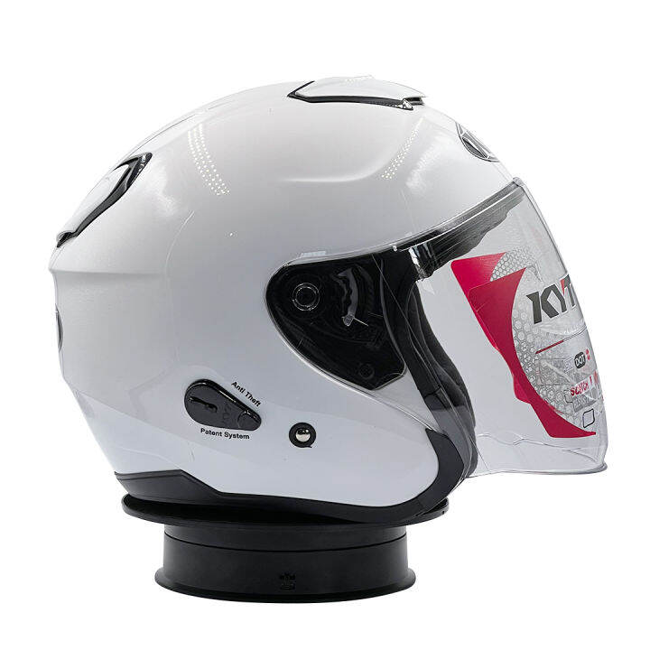 Helm Kyt Kyoto R Solid White Lazada Indonesia