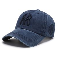 MY Embroidery Baseball Cap Vintage Wash Cotton Sports Snapback Caps Outdoor Fashion Women Men Visor Hat NY Hip Hop Hats DP016