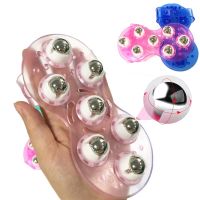 【CW】 Roller Ball Body Massage Glove Anti-Cellulite Muscle Pain Relief Relax Massager For Neck Back Shoulder Buttocks Face Lift Tools