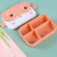 Rectangular Bento Lunch Box School Kids Leakproof Plastic Anime Portable Microwave Food Container School Child Lunchbox