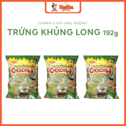 Combo 3 gói đậu phộng Trứng Khủng Long Tân Tân 192g