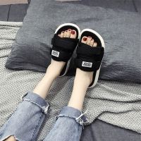 ◄✽ cri237 ?Sandals and Slippers Men and Women Summer Outdoor All-Matching Slippers Womens Outdoor Fashion Couple Student Platform Beach Shoes Comfortable Korean Slippers