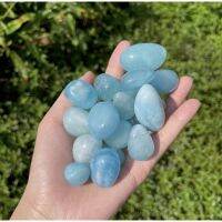 1 Pc Natural  Aquamarine 2-3 cm Polished Tumble Stone / Top High Grade Quality Stone / Pocket Stone Healing Chakra.