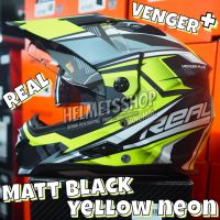 REAL VENGER PLUS CHALLENGER MATT BLACK YELLOW NEON