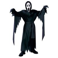 Halloween Kids Scream Costume Fantasy Clothing Ball Party Performance Costume Terror Death Ghost Face Cosplay Costumes for Boys