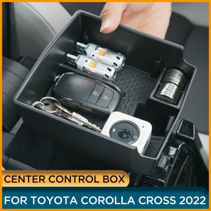Armrest Storage Box For Toyota Corolla Cross 2022 Interior Center Control Storage Box For Toyota