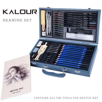 KALOUR 36 Piece Sketching Pencils Art Set with Drawing Tools for