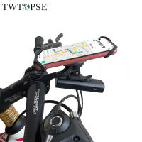 TWTOPSE กันน้ำไฟจักรยานชุดที่มีที่วางโทรศัพท์ยึด400ลูเมน MTB ภูเขาถนนจักรยาน USB ด้านหน้า H Ead Light ขี่จักรยานอุปกรณ์เสริม