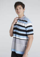 เสื้อโปโลแขนสั้นผู้ชายมีกระเป๋า Maximo Dente คอปก ลายริ้ว คลาสสิค สไตล์ยุโรป สำหรับผู้ใหญ่ รุ่น CV-54-3 เริ่มตั้งแต่​ Size S-8XL (jumbo)