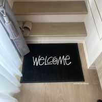 [?ส่งฟรี 676.-] พรม WELCOME " stussy " พรมดักฝุ่น เนื้อ PVC ขนาดใหญ่ : 60x80cm