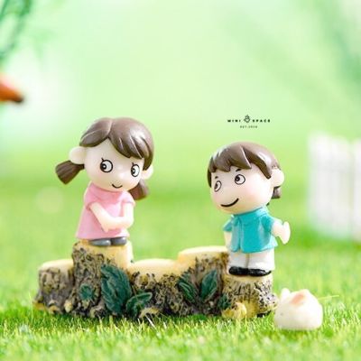 MS0063 ตุ๊กตาคู่รักตกแต่งสวน โมเดลคู่รักแต่งบ้าน (พร้อมส่งจากไทย)
