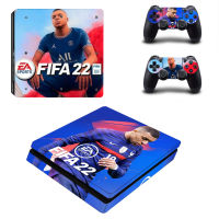 FIFA2022 PS4 Slim สติกเกอร์ Play Station 4สติกเกอร์สกินรูปลอกสำหรับ PlayStation 4 PS4คอนโซลควบคุมและผิว