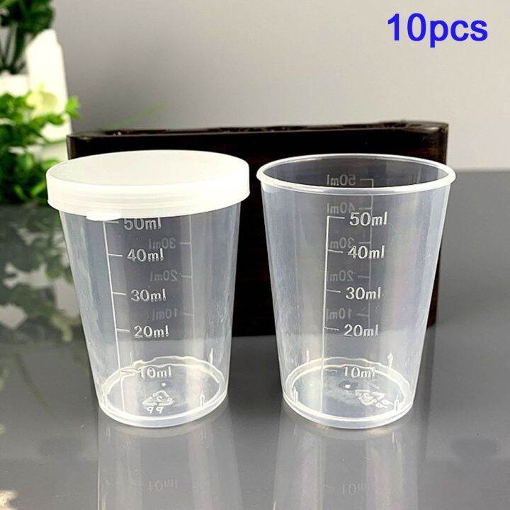 OGENIZ Laboratory Calibration Test 50ml Cup Measuring Cups Container ...