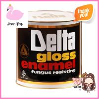 สีน้ำมัน DELTA #405 สีน้ำเงิน เงา 1/4 แกลลอน (0.9 ลิตร)ENAMEL PAINT DELTA #405 BLUE GLOSS 1/4GAL **ของแท้100%**