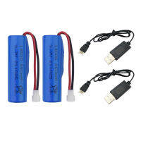 2PCS 3.7V 650MAh USB สายชาร์จสำหรับ SYMA Q9 H126 H131 H118 RH701 RC เรือเรือรุ่นแบตเตอรี่อุปกรณ์เสริม