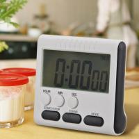 Digital Kitchen Timer Magnetic Digital Chronometer LCD Screen Digital Magnet Alarm Clock Cooking Count Up Countdown Stopwatch