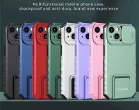 ส่งจากไทย เร็ว1-2วัน Case เคสโทรศัพท์ Realme 5/C3/6i C12/C15/C25/C21Y C17/7i C35 C20/C11(21) 9iเลื่อนกล้องมีขาตั้ง