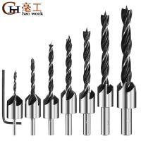 （QIQI tool） 3mm-10mmCountersink ชุดสว่านรีมเมอร์งานไม้ Chamfer เจาะ Counterbore Pliot Hole Cutter Screw Hole Drill