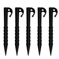 5Pcs Ground Nail Sawtooth Stable Thick High Hardness Tent Stakes for Camping Tent Accessories