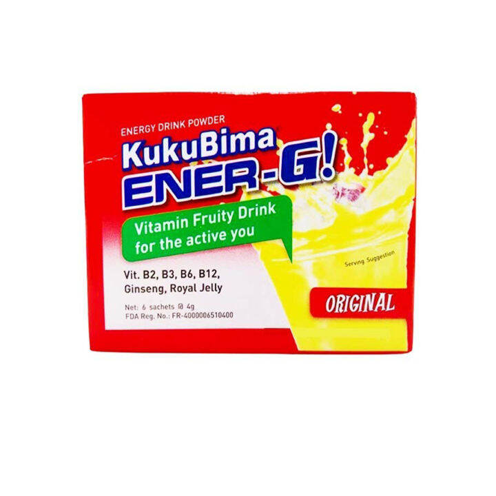 KukuBima EnerG! Original Energy Drink Powder 24g Lazada PH