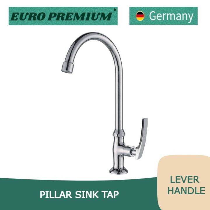 KITCHEN FAUCET LEVER HANDLE PILLAR SINK TAP Lazada