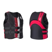 Mens Life Vest Premium Neoprene Life Jacket Front Zipper 2 belts safety for water sports Womens Youth Life Vest  S to 3XL  Life Jackets