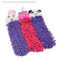 Kitchen Chenille Towels Wall Hanging Hand Face Wipe Towels Animal Shape Bathroom Washcloths Handkerchief Random Color