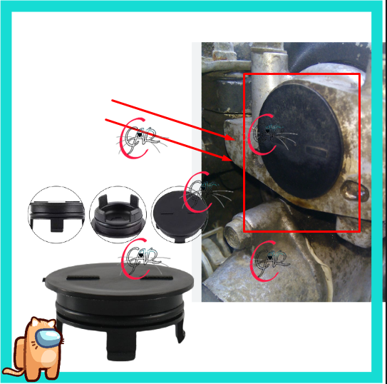 CYLINDER HEAD SEAL/CAM SHAFT CAP HONDA S10,SNA,SEL,S5A,SEL,SWA,TMO,HRV