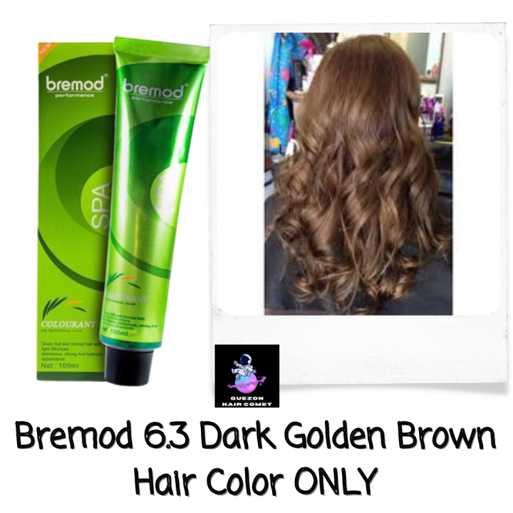Bremod 6.3 Dark Golden Brown Hair Color ONLY Quezon Hair Comet Lazada PH