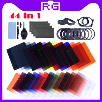 44in1 Camera Filter Set Plug-in Insert Lens Filtro Kit Gradient Color Square ND Filter 24 Colors For Cokin P Series Photography Filters