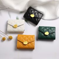 【CC】☾❂ↂ  Womens Card Holder Expanding Luxury Classic Short Wallet Multi-Functional 9 Slots Cash Storage Coin Purse