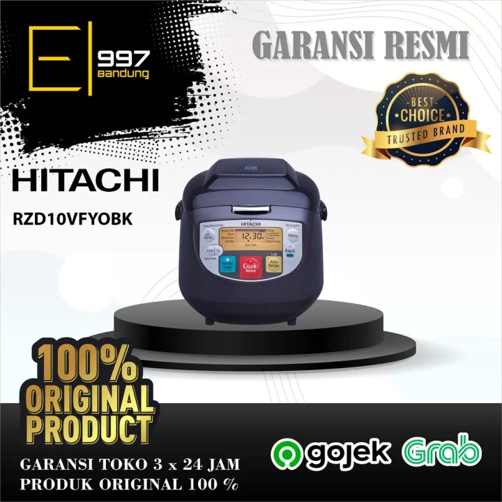 Hitachi Rice Cooker RZD10VFY / RZD10VFYOBK / RZ D10VFY OBK , 1.0 L