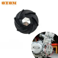 OTOM NC250 อะไหล่ปั๊มน้ำเกียร์ (ล้อ ANE) 6 ใบมีดใบพัดปั๊มน้ำสีดำสำหรับ ZONGSHEN KAYO K6 T6 BSE J5 RX3 Xmoto ZS250GY-WIOJ SHOP