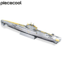 Piececool 3D Metal Puzzles DIY Submarine Model Building Kits for Teens Best Gifts in Teaser