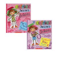 Original English olivia S Secret scribbles Olivia graffiti Diary Volume 2 humorous and funny illustrated story books for girls