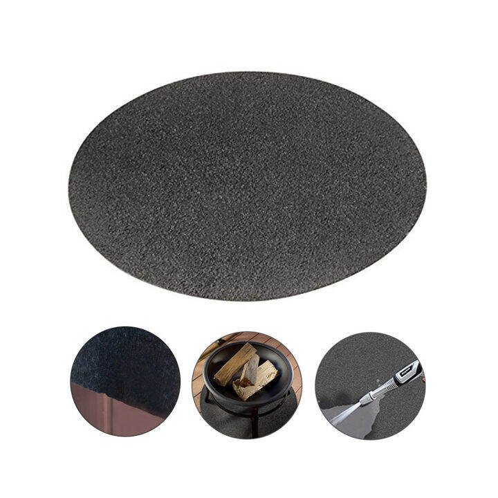 round-grill-mat-แผ่นป้องกันพื้น-bbq-grill-mats-สำหรับ-outdoor-grill-waterproof-and-oilproof-protect-your-deck-patio-black