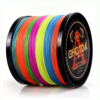 GHOTDA สาย8เส้น1000เมตร500เมตร300เมตร PE ถักเอ็นตกปลา0.14-0.50มม18-78Lb น้ำเค็มถักเปียที่แข็งแกร่งมาก8