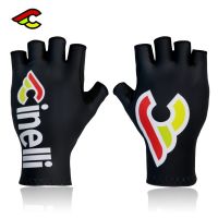 hotx【DT】 Cycling Gloves Half Mens Womens Shockproof Gel MTB Non-slip gym