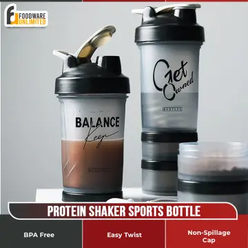 Shaker bottle with Metal ball inside 16oz/500ml