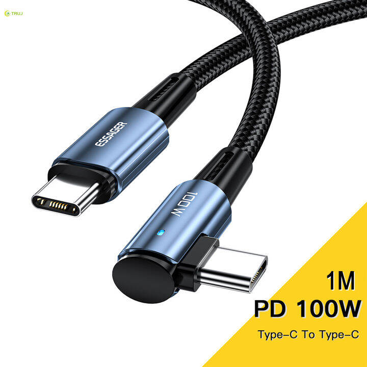 pd-100w-type-c-สายข้อมูลการออกแบบที่เป็นสากลและมีอุปกรณ์ถ่ายข้อมูลซิงค์เหมาะสำหรับคอมพิวเตอร์สำหรับแล็ปท็อปและโน้ตบุ๊ค