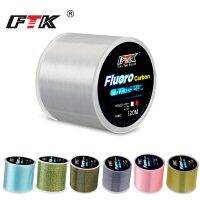 [HUYE Outdoor Store] FTK Línea De Pesca Con Revestimiento De Fluorocarbono Hilo De Pesca Fluorocarbono 100องศาญี่ปุ่น Trenzado Pesca Hilo Pesca Fluor120M 7.15LB 45LB Fibra De Carbono Señuelo De Pesca Línea De Hundimiento De Alambre Japón