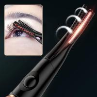 ไฟฟ้า Heated Eyelash Curler 2 In 1คลิปประเภท Eyelash Curlers หวี Duble-Sided USB ชาร์จขนตา Heated Curler