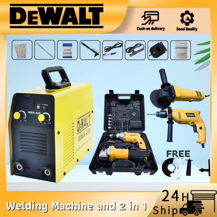 Dewalt MMA450 Portable IGBT Inverter Welding Machine 2in1 electric