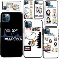 ℗ Greys Anatomy You are my person Case For iPhone 11 14 12 13 Pro Max X XR XS Max SE 2020 6S 7 8 Plus 12 13 Mini Cover Shell