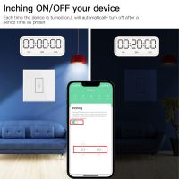 EU สวิตช์เครื่องทำน้ำอุ่นเครื่องต้ม Wifi Tuya สมาร์ทวอชรีโมทแอปเครื่องจับเวลาควบคุมจอมอนิเตอร์ป้องกันไฟเกินทำงานร่วมกับ Alexa