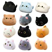 【YF】 18/25CM Lovely Cartoon Cat Dolls Stuffed Soft Animal Kitten Plush Pillow Toys Kawaii White Black Gift for Boys Girls