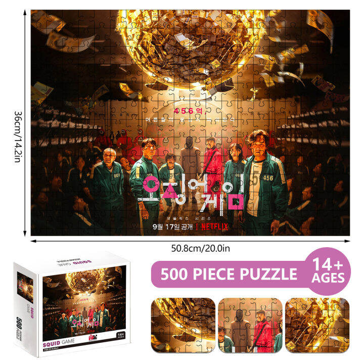 ปริศนาประกอบสำหรับบ้าน500ชิ้นจิ๊กซอว์ปริศนาหนาทีวีตัวอักษรประกอบชุดปริศนามือความสามารถการฝึกอบรมผู้ป่วยจิ๊กซอว์ปริศนาพัฒนารูปความจำชุดปริศนาจิ๊กซอว์บรรเทาความเครียดสำหรับเด็กจิ๊กซอว์ปริศนาสำหรับผู้ใหญ