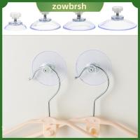 ZOWBRSH 5Pcs ห้องน้ำ ครัวเรือน ชั้นวางสกรู โปร่งใส ที่วางของในครัว ตัวดูด ตะขอติดผนัง ถ้วยดูด พร้อมน๊อต